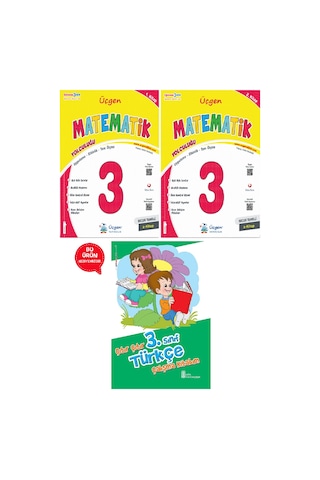 3.sınıf Beceri Temelli Matematik Yolculuğu 1. Kitap Ve 2. Kitap+ Türkçe Çalışma Kitabım