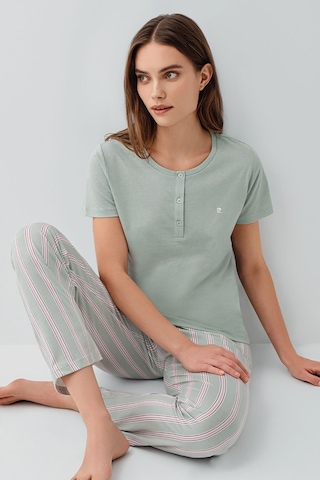 Pierre Cardin Kadın Yeşil Pijama Takım Pc9173-s-v1 Yeşil