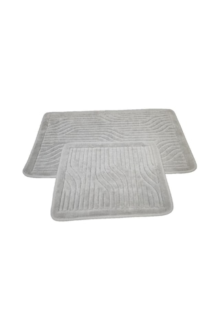 Banyo Paspası 2'li Set Lotus Vizon Çok Renkli