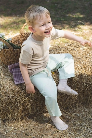 Little Gusto Çocuk Pantolon Yeşil Organik Pamuk