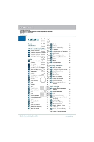 English Vocabulary İn Use Upper-ıntermediate Book With Answers: Vocabulary Reference And Practice