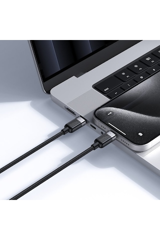 Mcdodo CA-6780 2in1 100W Type-C to Type-C Şarj Kablo 1.5 M Siyah