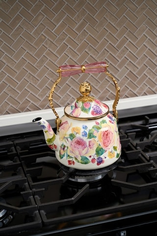 Miss Betty Rose Deluxe Emaye Kettle Demlik Çok Renkli