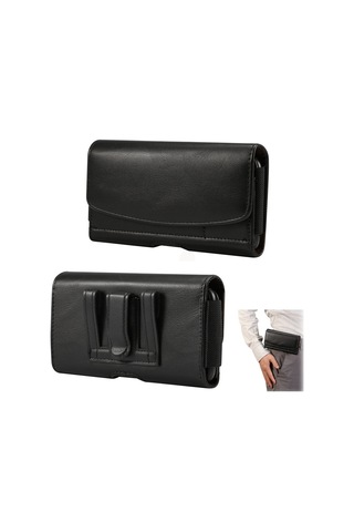 6,3 İnç Kuzu Derisi Cep Telefonu Bel Çantası Kılıfı Kemer Klipsli Manyetik Kilitli Premium Telefon Kılıfı Diğer