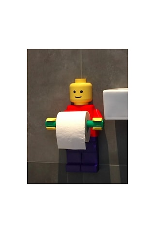 Tuvalet Kağıdı Tutucu Tuvalet Kağıtlığı - Büyük Boy -lego Adam Tuvalet Kağıdı Tutucu Diğer