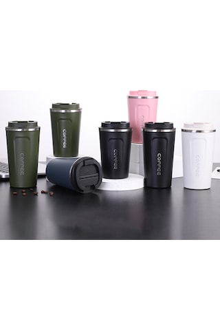 Monyee 510ml Pembe 304 Paslanmaz Çelik Vakumlu Termos Bardak, Ev, Dışarı Ve Araç İçin, Kolay Kullanım, Dayanıklı Malzeme, Stokta Var Diğer