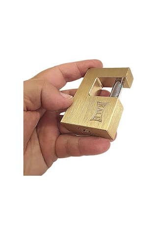 Kd001/50-260 Kale Yatay Asma Kilit Sarı 60mm 50-260