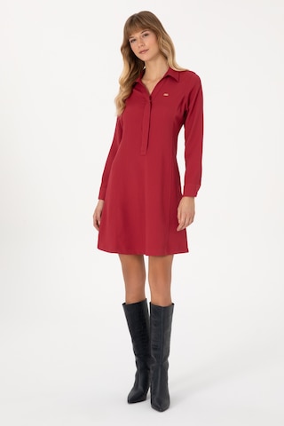 U.s. Polo Assn. Kadın Elbise Dokuma 50316609-vr104 Koyu Frambuaz/dark Raspberry