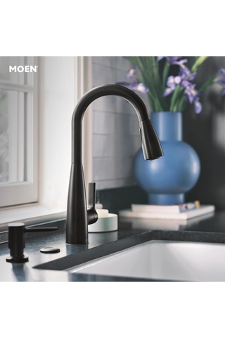 Moen 87627bl Haelyn Tek Saplı Aşağı Çekmeli Püskürtücü Mutfak Mus Diğer