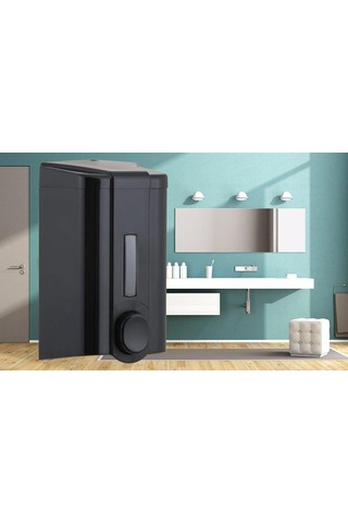 Vialli S4b Sıvı Sabun Dispenseri Aparatı Siyah 1000 Ml