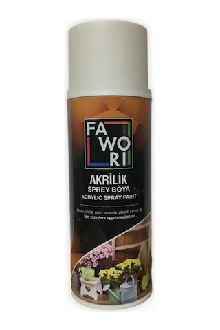 Fawori Akrilik Sprey Boya 400 ML.parlak Beyaz