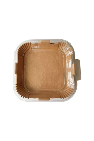 Tenfowee 100 Adet Fritöz Tek Kullandım Kağıt Bezleri Kare Anti Yapışkan Yağlı Yemekleri Koruyucu Isı Dayanıklı Sarı Diğer