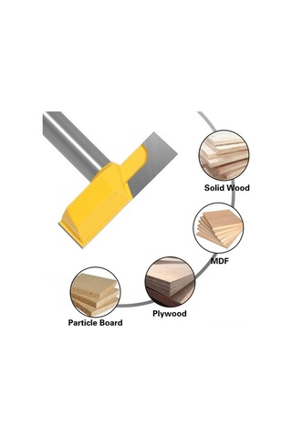 Besthome1 Ahşap İşleme Bıçağı - 12 Kesim, Geniş Çaplı Temizleme, Oluk Açma