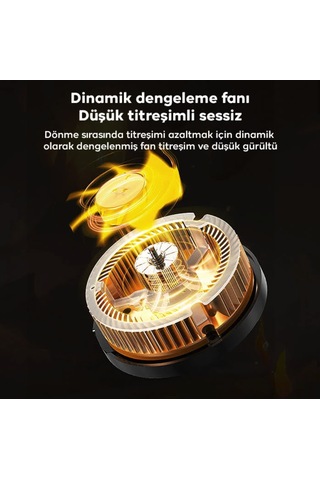 Buz Turbo Telefon Soğutucu Fan Telefon Tablet Manyetik Oyun Gaming Youtube Yayıncı Memo