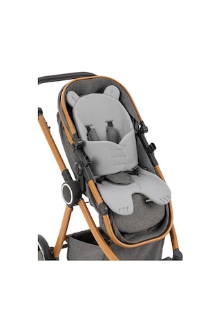 Wellgro Teddy Bear Çok Fonksiyonlu Penye Ped, Bebek Arabası Minderi