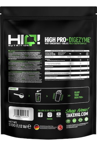 Hıq High Pro+ 510gr Chocolate&coconut Flavored