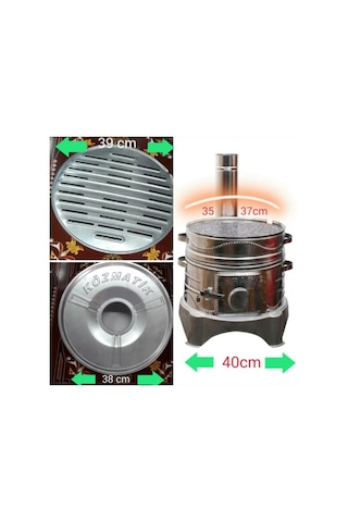 Yaramış Mermer ve Granit Mangal Seti