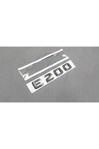 MERCEDES E SERİSİ W210 S210 1995-2003 E200 BAGAJ YAZISI KROM