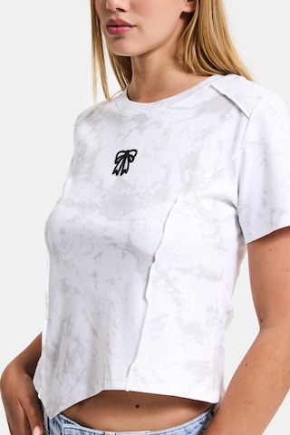 it's basic Kadın Beyaz W5 Özel Kumaş Elastan Crop Top