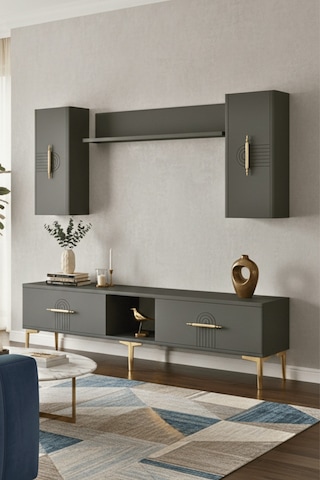 Tvr1515a - İda Tvr150 Tv Ünitesi Takım Antrasit 150cm