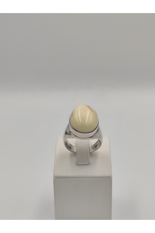 Bilardo Topu Kasa Sade 925 Ayar Gümüş Erkek 24 Mm Yüzüğü