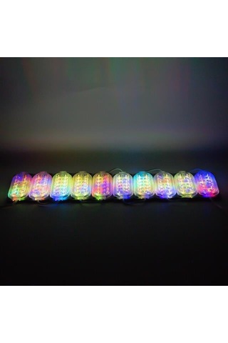 Powermaster Parlak Yanıp Sönen Rgb 24 Volt 1.2 Watt 2835 Modül Led Şeffaf