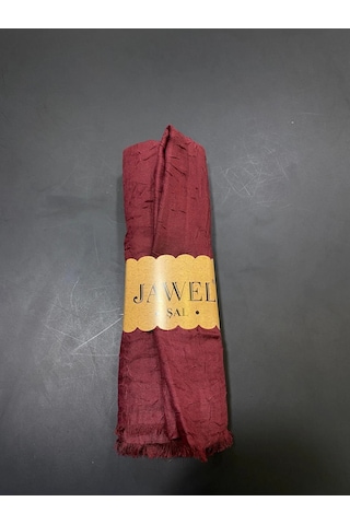 Bambu Kraş Şal Bordo-jawel Çok Renkli