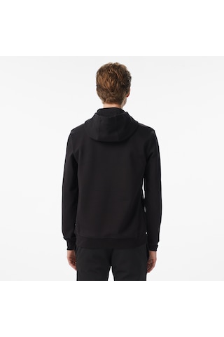 Nautica Erkek Siyah Classic Fit Kapüşonlu Sweatshirt Düz K57226t Siyah