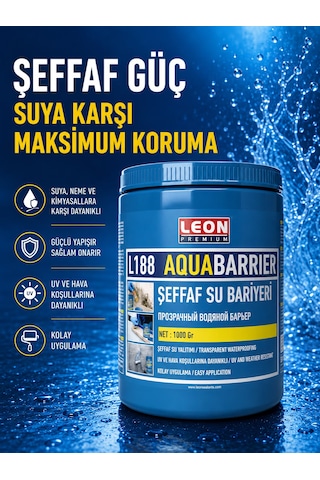 Şeffaf Ve Güçlü Su Bariyeri Küf Önleyici Ve Su Yalıtımı 1 Kg Şeffaf Ve Güçlü Su Bariyeri Küf Önleyici Ve Su Yalıtımı 1 Kg