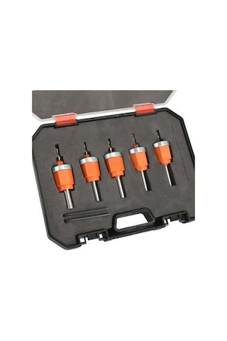 Pazly Ahşap İşleme Seti: Forstner Matkap, Delik Zımba & Kenar Bant Pensi, Ahşap Kesim Aleti