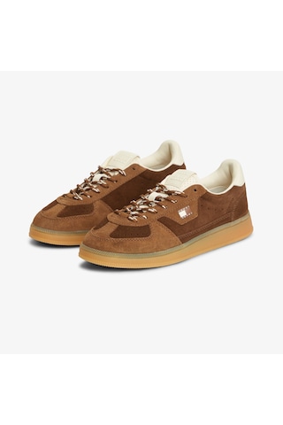 Tommy Hilfiger The Greenwich Edge Suede Kadın Haki Spor Ayakkabı En0en03050