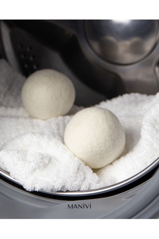 % 100 Merinos Yün Keçe Çamaşır Kurutma Topu Xl 3 Adet Büyük 50+ Çap Çamaşır Kurutma Topu Renkli
