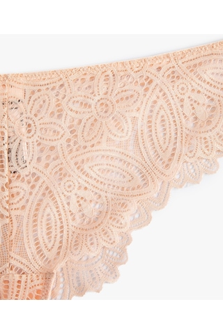 Koton Brazilian Külot Dantelli Pembe 4slk30183mk Gül