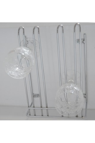 Krom 2 Bölmeli Bar Kadehlik Bardaklık