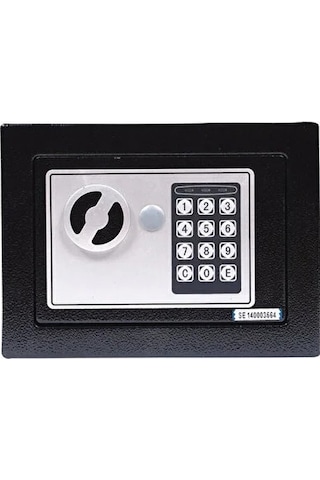 Elektronik Mini Kasa Siyah Para Kasası