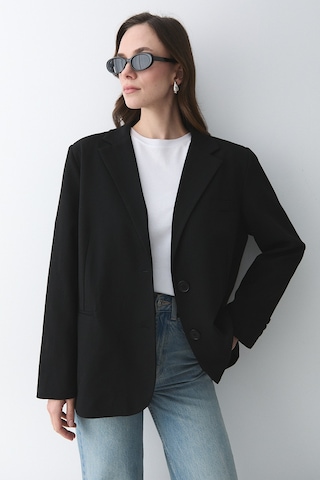 Siyah Blazer Ceket - 7619 Siyah