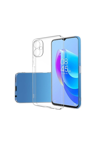 Ekılıf - Tecno Camon 19 Neo Uyumlu - Kılıf Şeffaf Soft Slim Fitt Süper Silikon Kapak - Şeffaf