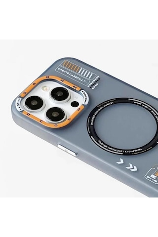 Apple Uyumlu iPhone 13 Mat Magsafe Özellikli Kamera Koruma Çerçeveli Metal Tuşlu Kılıf Mavi Apple Uyumlu iPhone 13 Mat Magsafe Özellikli Kamera Koruma Çerçeveli Metal Tuşlu Kılıf Mavi