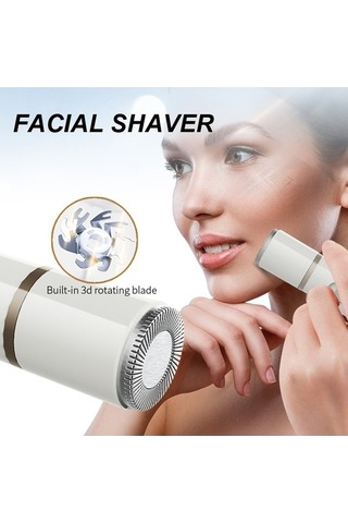 Pazly Suofeng Şarjlı Renkli Tüy Alma Makinesi - Yüz, Bacak, Burun, Kaş İçin Pratik 5'li Ağda Seti Çok Renkli