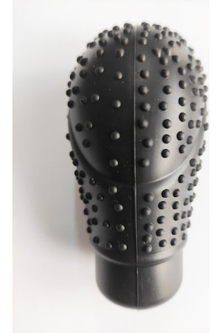 Siyah Masajlı Vites Topuzu Kılıfı Silikon