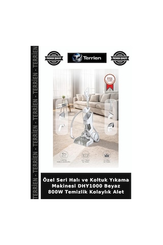 Özel Seri Halı Ve Koltuk Yıkama Makinesi Dhy1000 Beyaz 800w Temizlik Kolaylık Alet