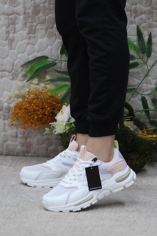 Lumberjack Null Beyaz Rahat Esnek Sneaker Kadın Spor Ayakkabı 001