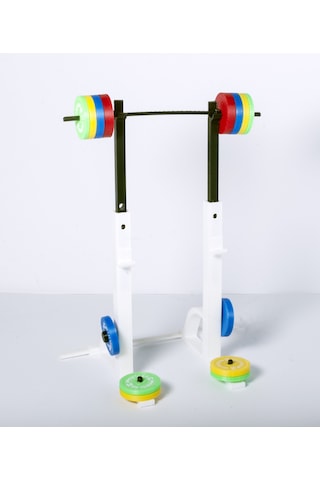 Baskı Koleksiyon Dummy Figür Overhead Press Yapan Hareketli Eklemli Pozlanabilir Figür