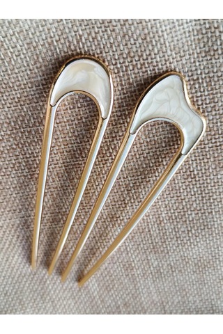 Villovatik İki Toplu İğne Takımı 176954173 Altın