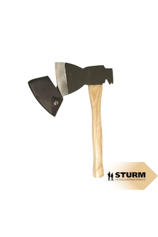 Sturm Survival Ahşap Saplı Taktik Outdoor Kamp Baltası - 35 Cm Karbon Çelik Sturm Survival Ahşap Saplı Taktik Outdoor Kamp Baltası - 35 Cm Karbon Çelik
