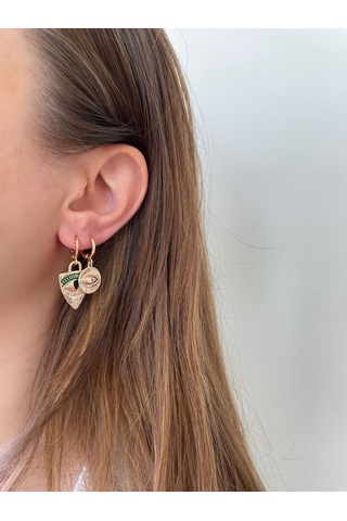 Antik Mısır Desenli Çoklu Premium Küpe