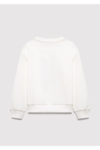Mavi - M Logo Baskılı Ekru Sweatshirt 7s10118-70057 Ekru