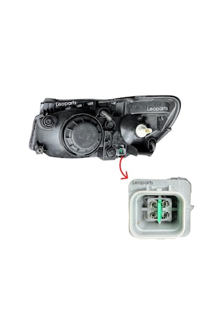 Leoparts Kia Cerato Far Lambası Sağ Manuel 2004-2006 92102-2f010