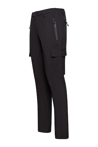 2as Barunas Erkek İnce Softshell Kargo Pantolon Siyah