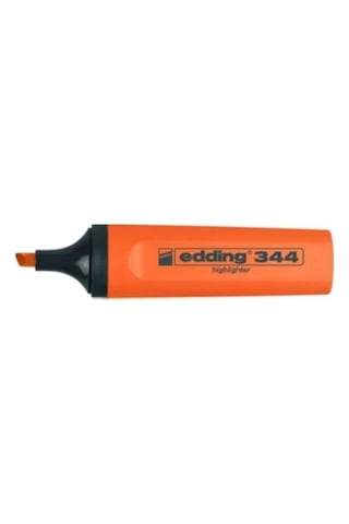 Edding Fosforlu Kalem 344 Turuncu